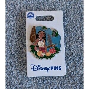 Disney Moana 2 Sailboat Spotlight 2024 Authentic Enamel Collectible Trading Pin